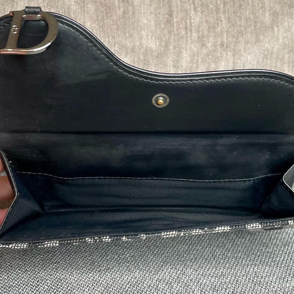 Christian Dior Oblique Vintage Saddle Wallet in Black - Excellent Condition! - Picture 16 of 16